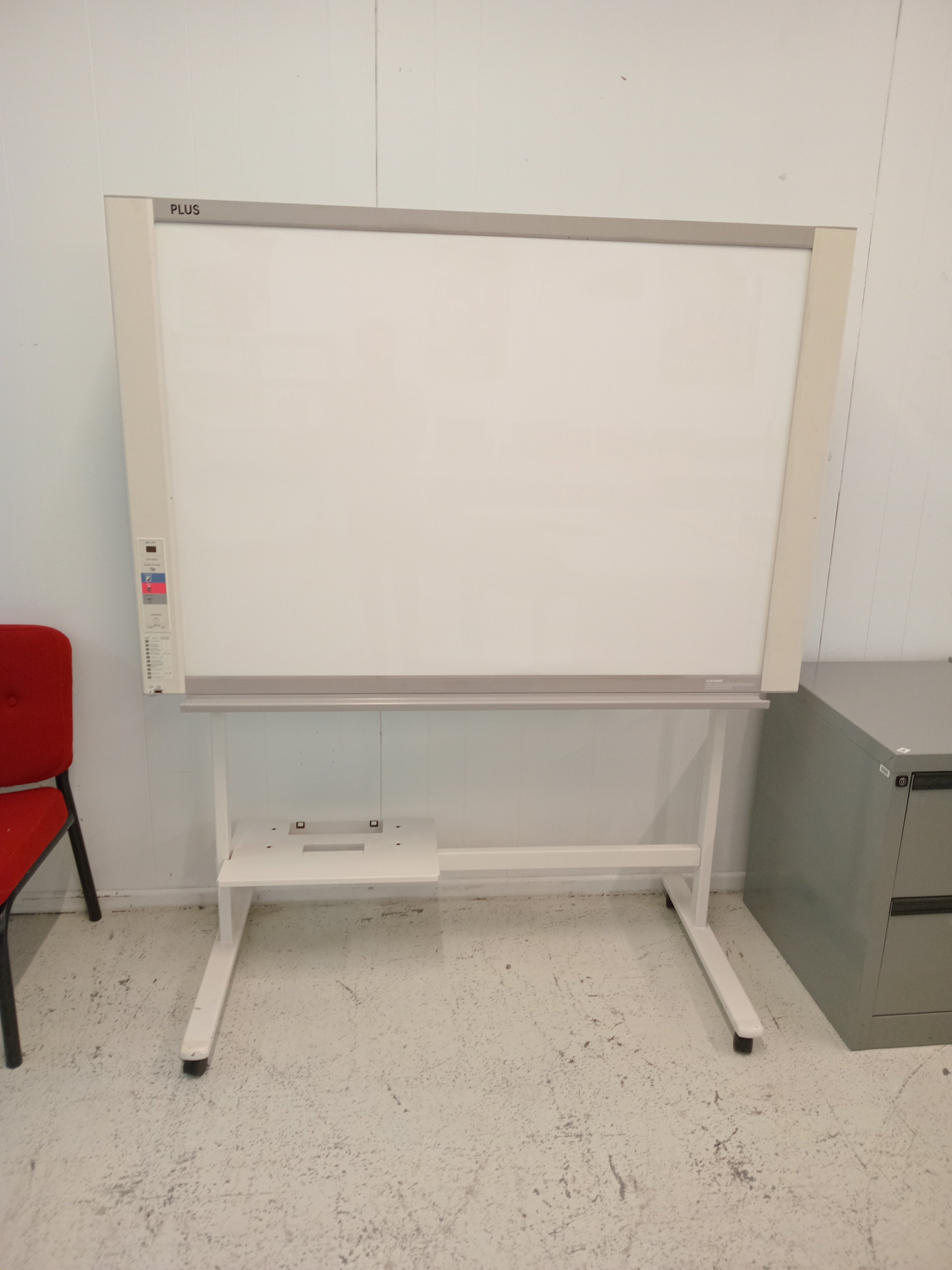 Whiteboard on wheels