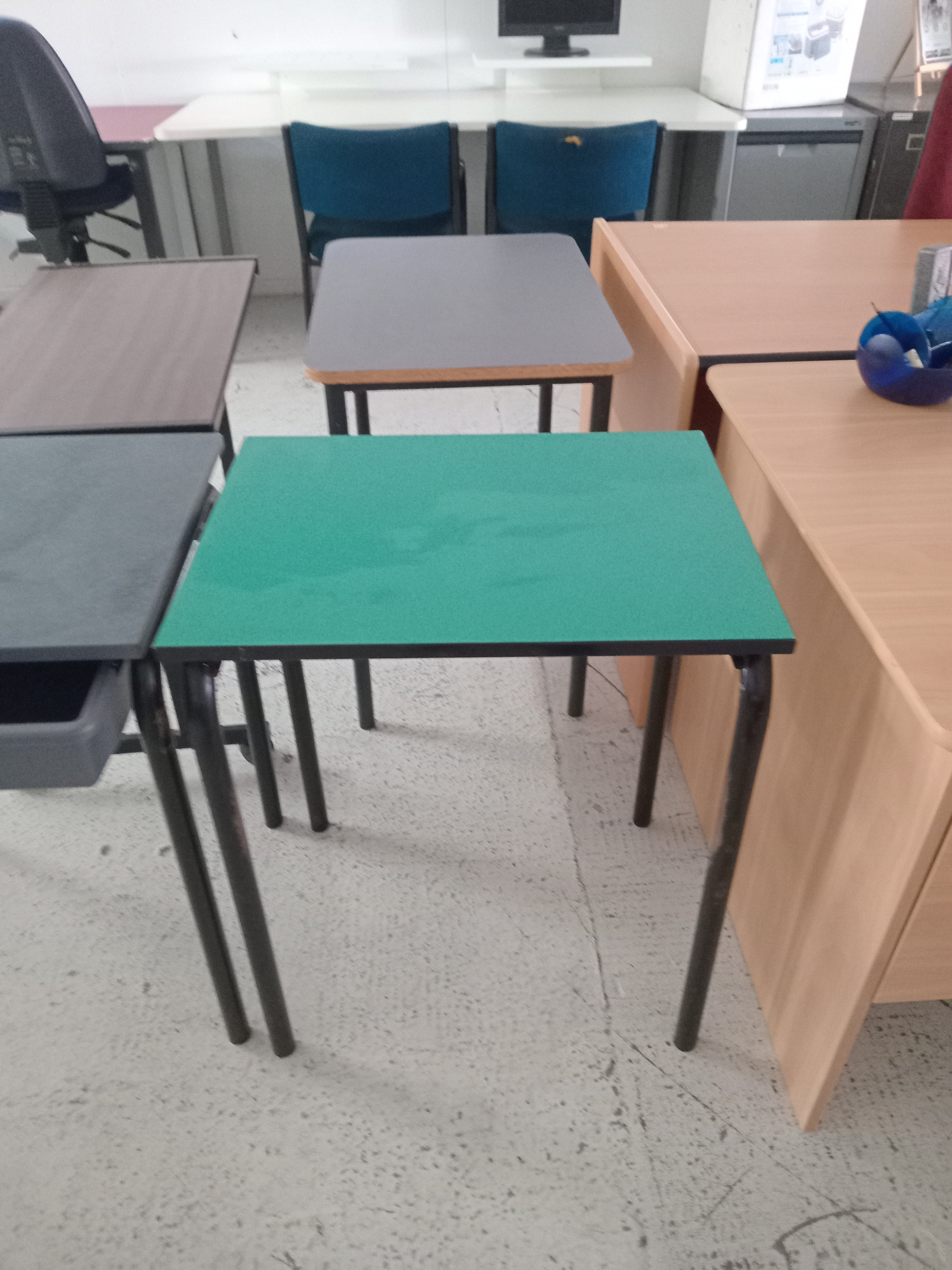 Small green-topped desk