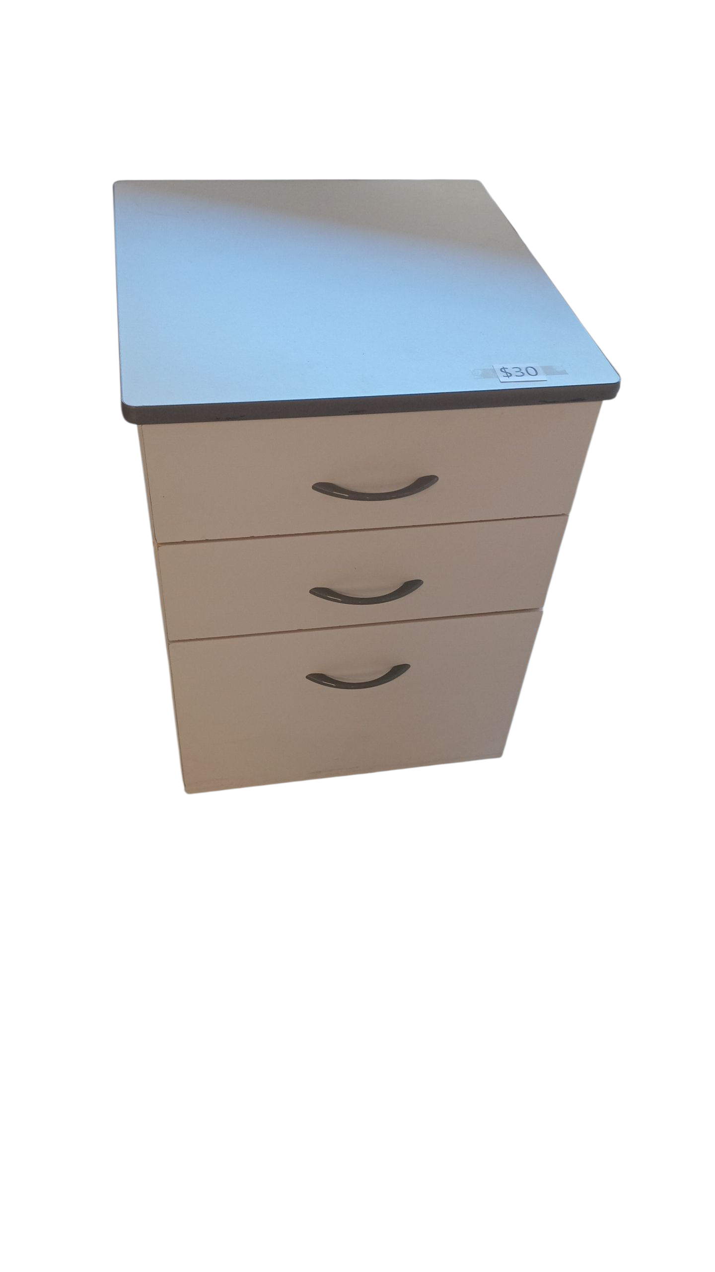 Grey mobile drawers