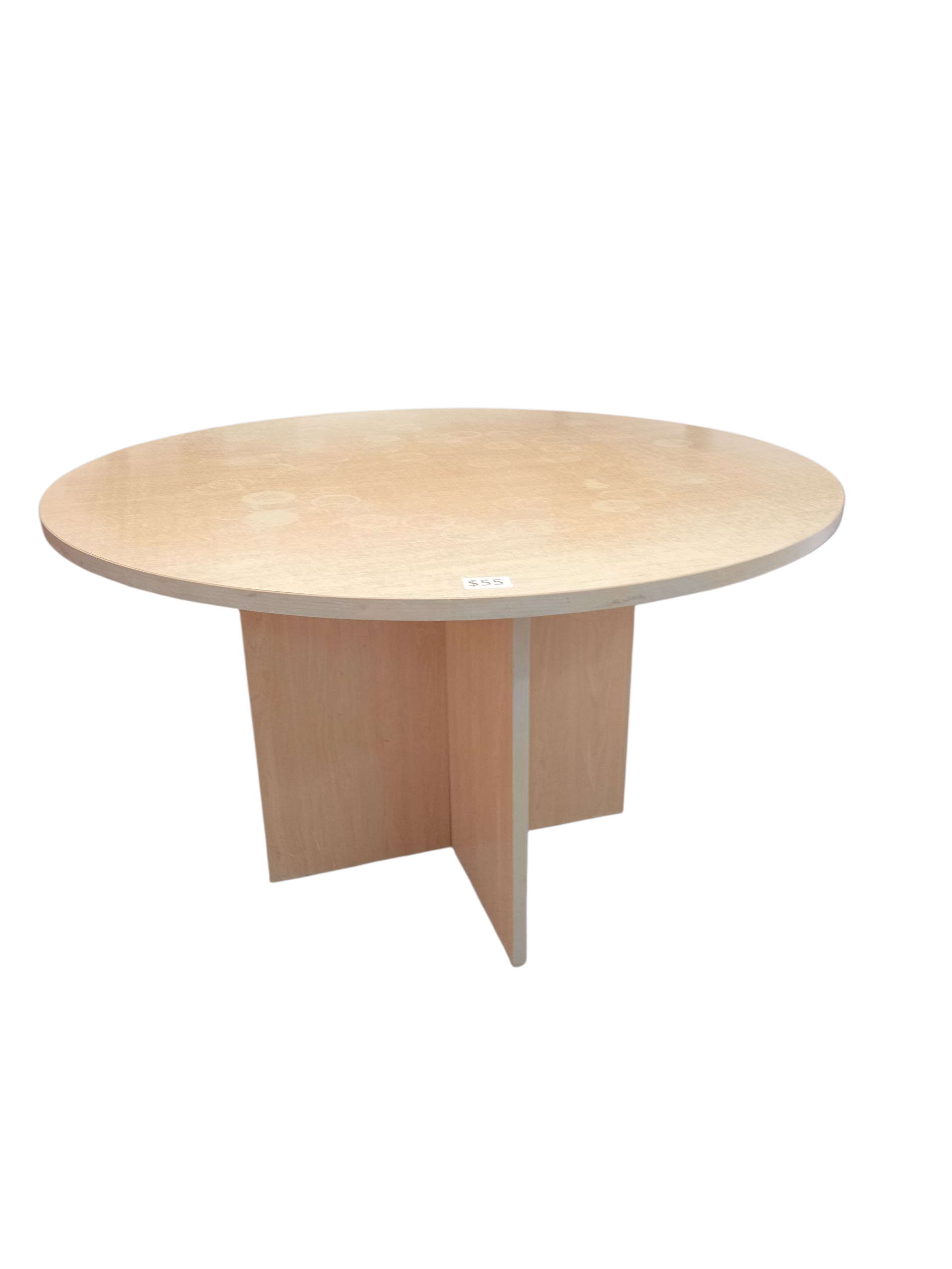 Beige Round Table